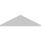Ekena Millwork Peaked Cap 4 Spoke Architectural Grade PVC Pediment, 36"W x 10"H x 2"P (Pitch 6/12) PEDPS036X100PKC04 - alternate 5
